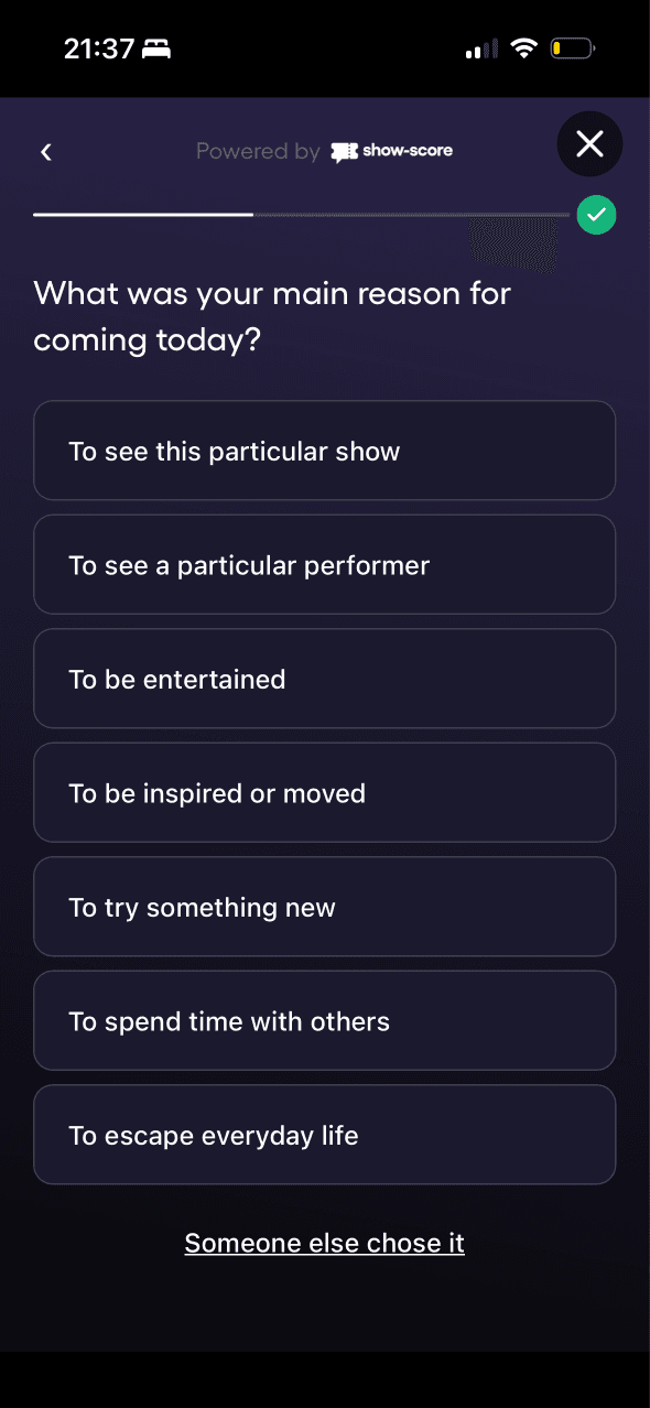 TodayTix: Why did you go?