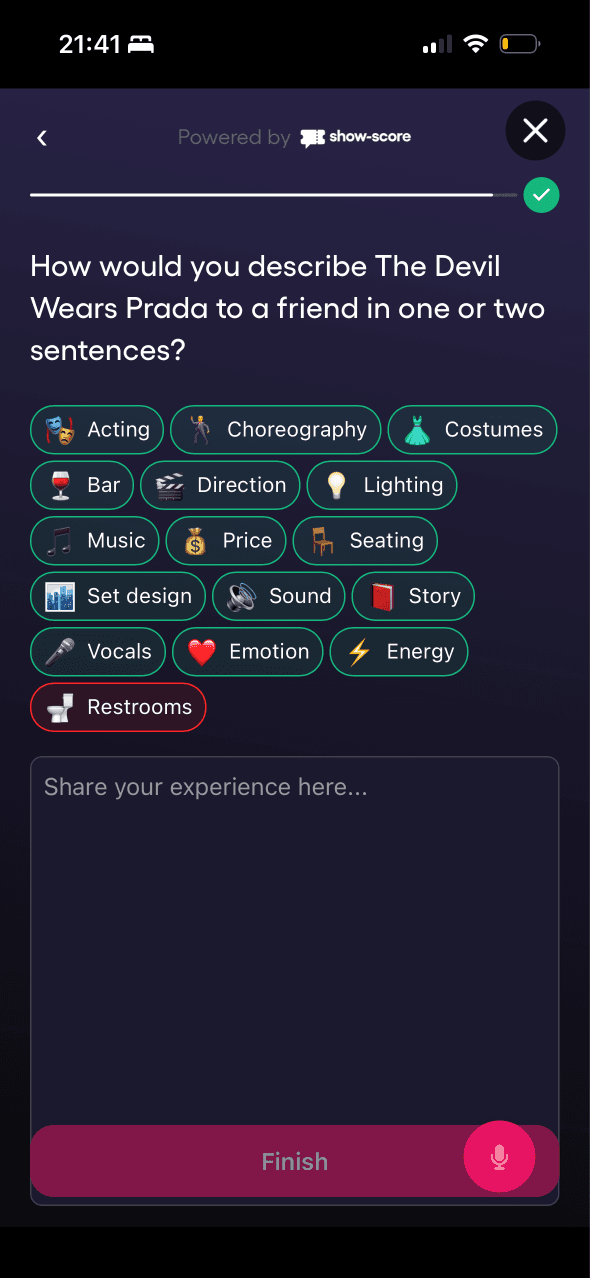 TodayTix: Write your review