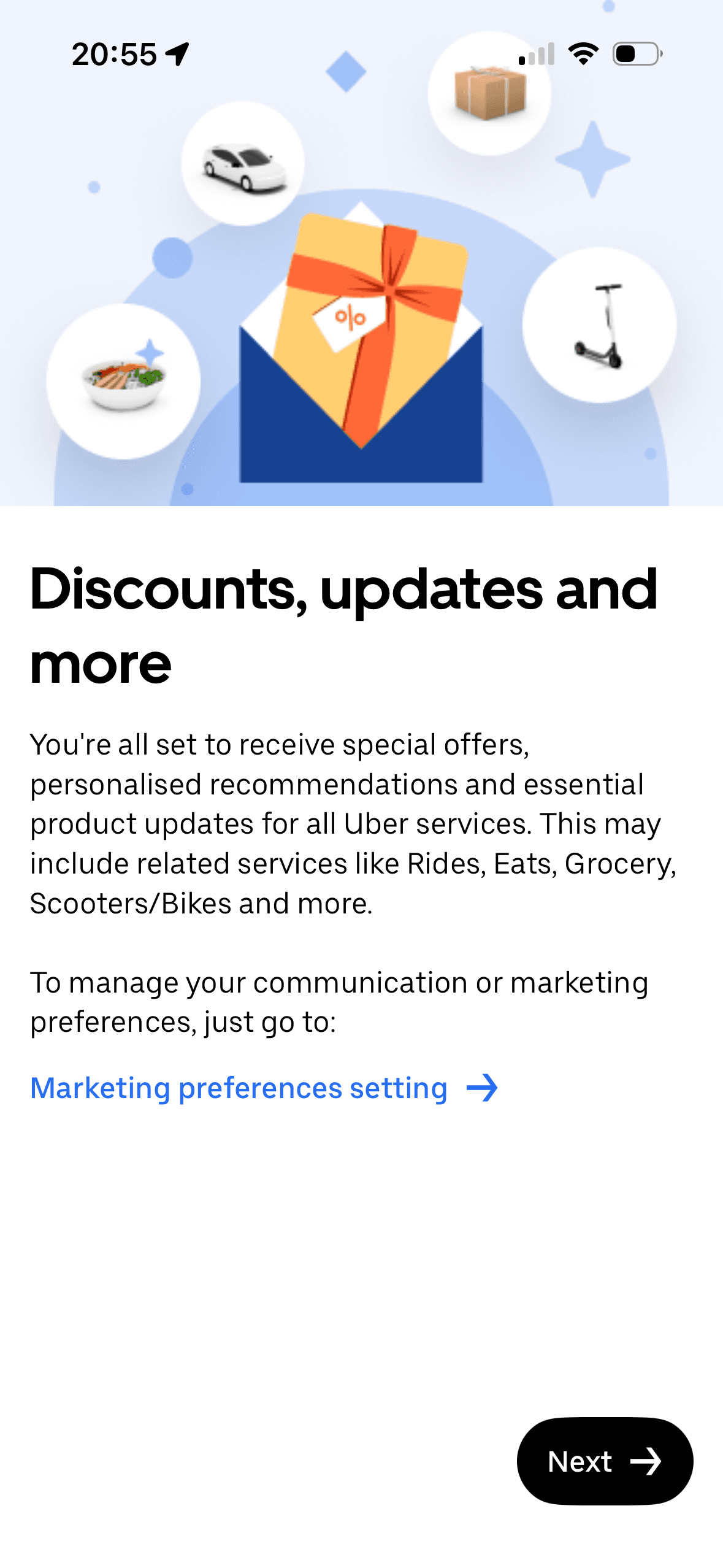 Uber: Preferences intro