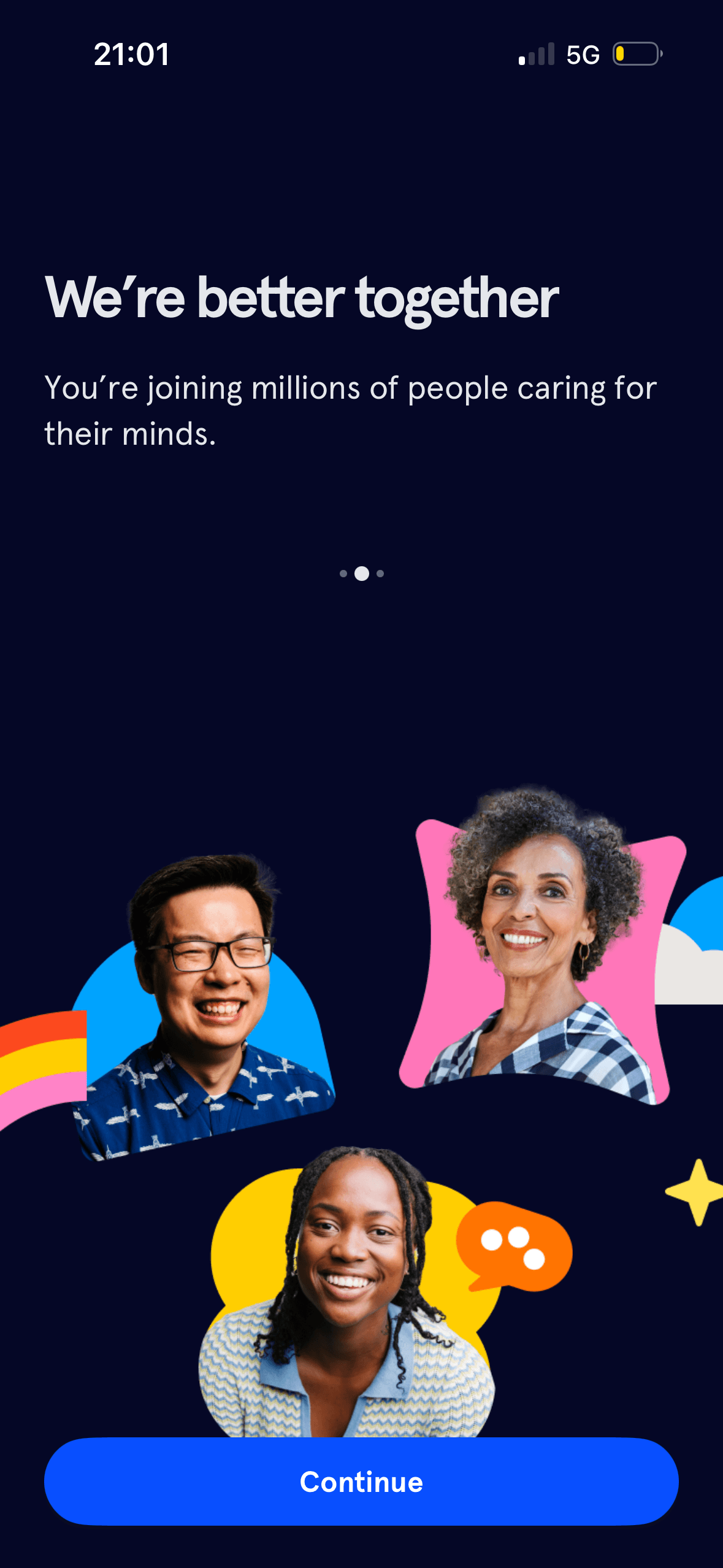 Headspace: Audience-size slide
