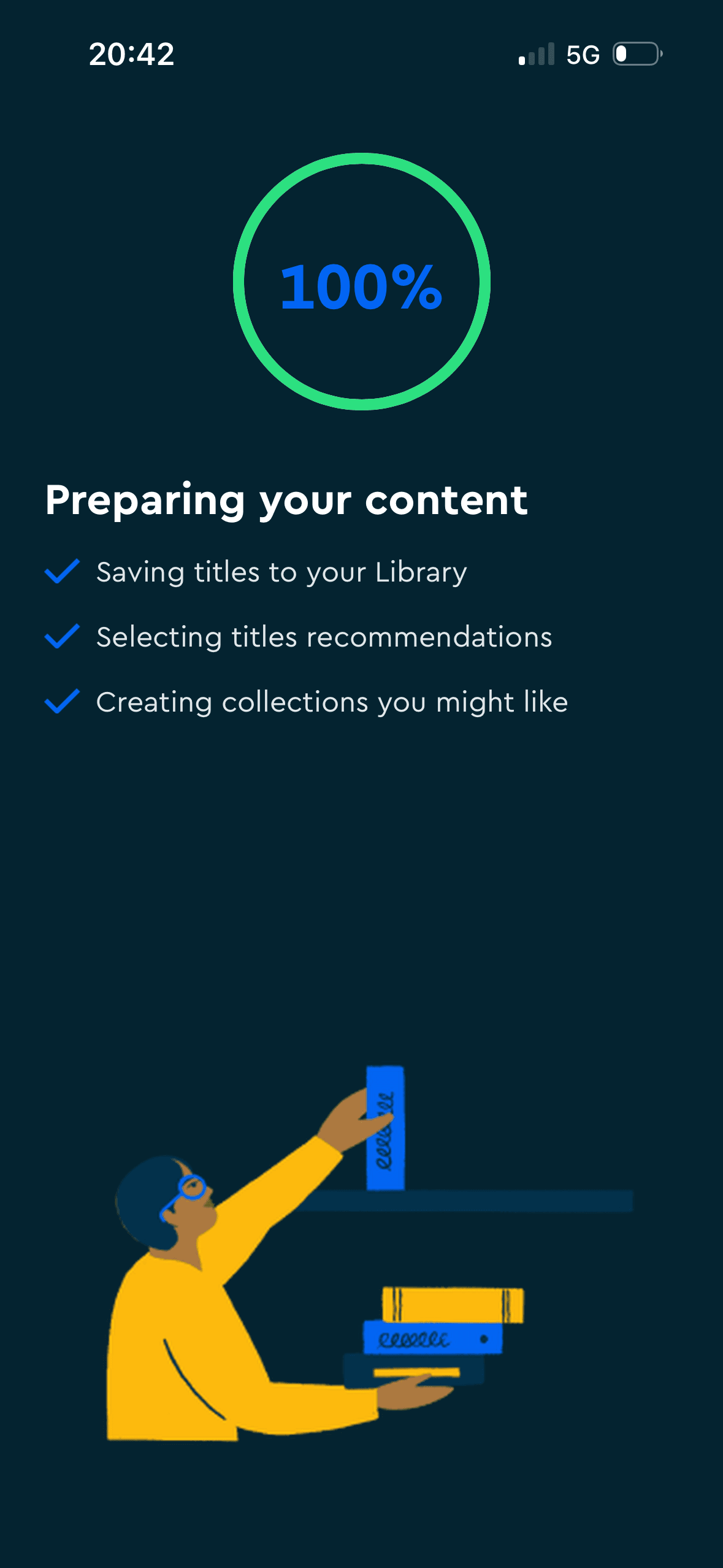 Blinkist: Recommendation preparation status