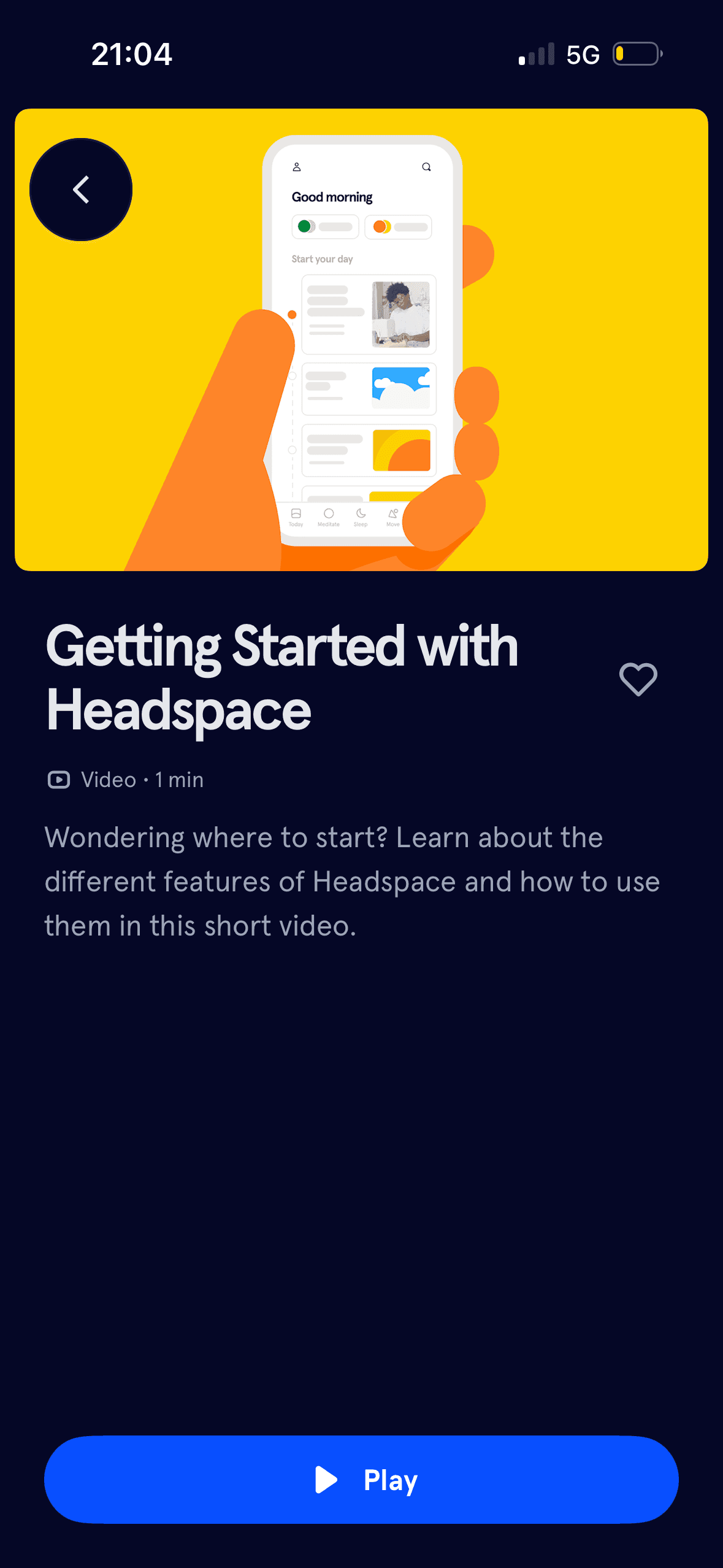 Headspace: Getting-started video