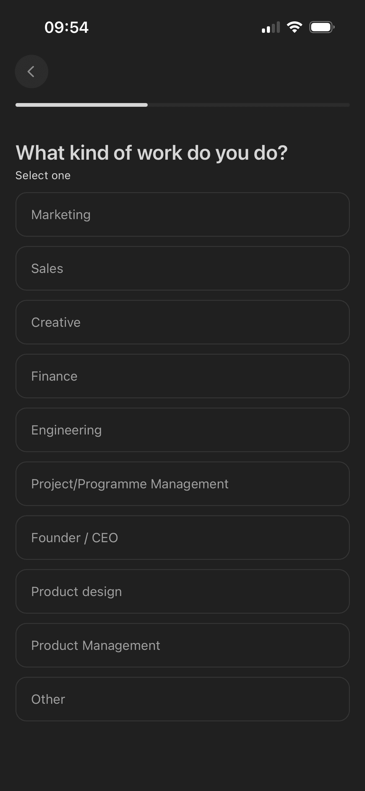 Notion: Choose your work type