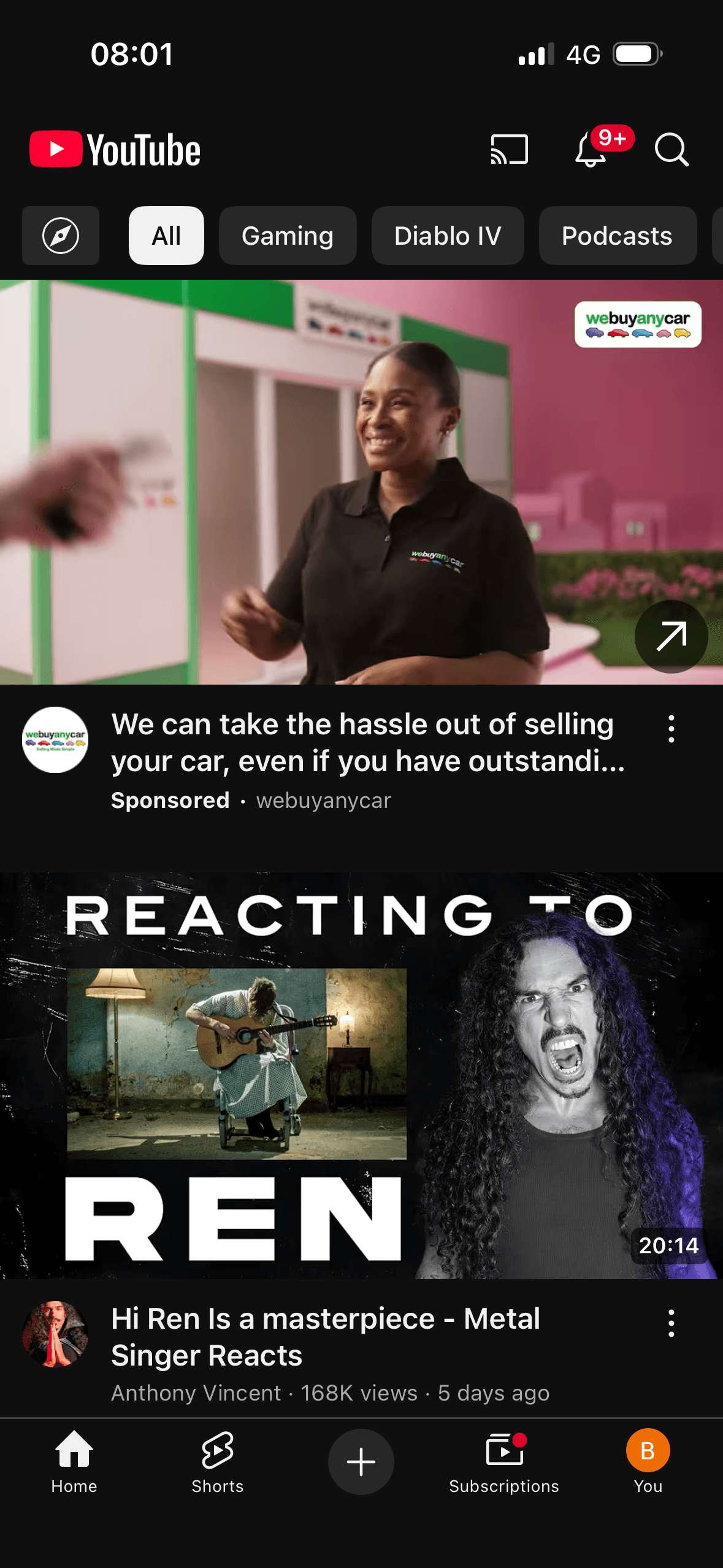 YouTube: YouTube home
